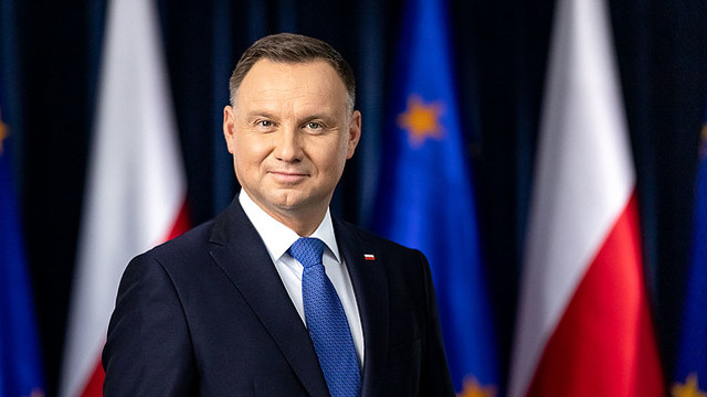 Președintele Poloniei Andrzej Duda va sosi astăzi la Chișinău 