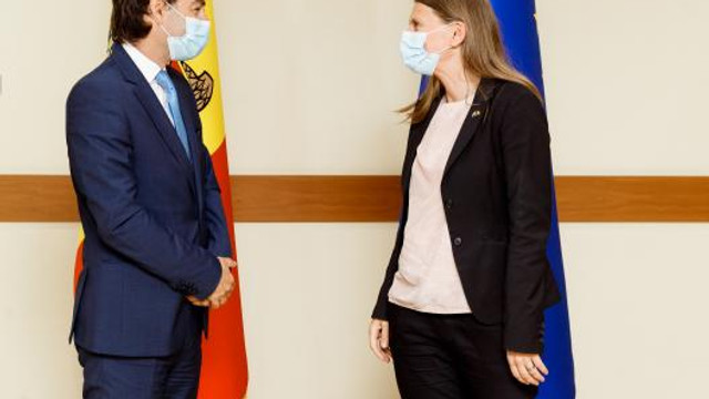 Ambasadoarea Suediei în R. Moldova, Anna Lyberg a efectuat o vizită de rămas bun la MAEIE
