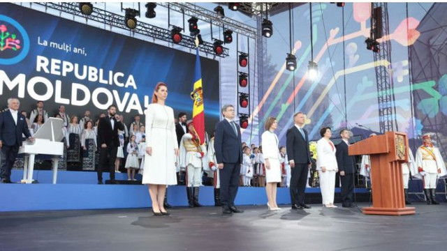 Igor Grosu a participat la inaugurarea oficială a sărbătorii Ziua Independenței și la Parada militară cu acest prilej