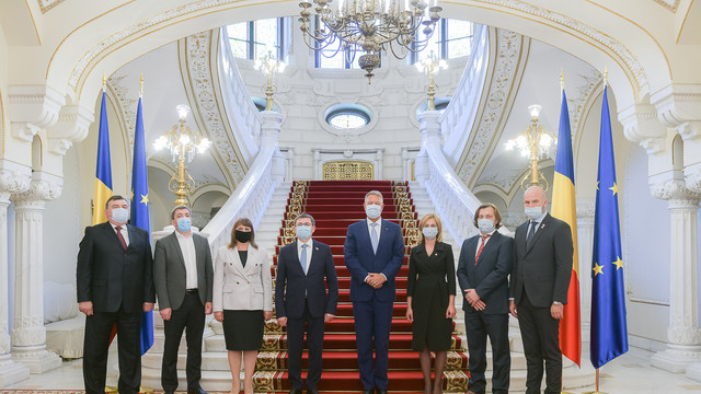 Klaus Iohannis l-a primit pe președintele Parlamentului R. Moldova la Cotroceni, reconfirmând susținerea României pentru procesele de reformă de la Chișinău