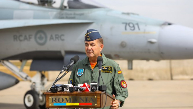 România | La Baza 57 Mihail Kogălniceanu are loc ceremonia de certificare NATO a detașamentului Forțelor Aeriene Regale canadiene
