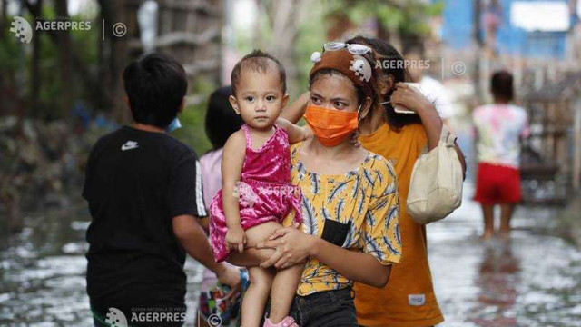 Taifunul Chanthu a lovit nordul Filipinelor, provocând evacuarea a sute de persoane