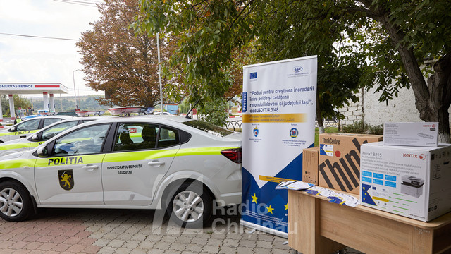 GALERIE FOTO | Mașini speciale de intervenție și tehnică de calcul pentru IP Ialoveni, din partea României. Daniel Ioniță: „Toate acestea cu un singur obiectiv: să sporim încrederea”
