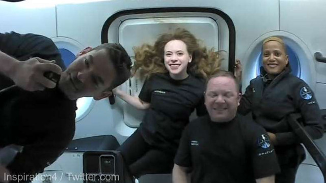 SpaceX: Cei patru turiști spațiali americani au petrecut prima zi pe orbită