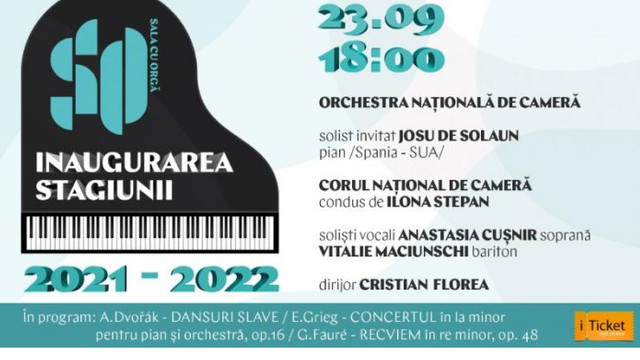 Sala cu Orgă își deschide stagiunea concertistică 2021-2022