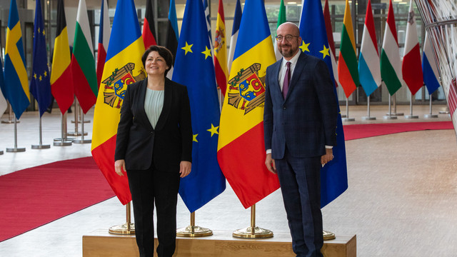 Președintele Consiliului European, Charles Michel, în cadrul întrevederii cu premierul Natalia Gavriliță: R.Moldova este un partener important și prioritar pentru noi