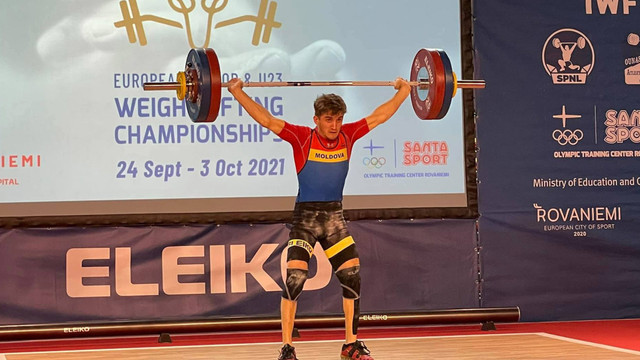 Halterofilul Daniel Lungu a ocupat locul 3 la Campionatul European Under 23