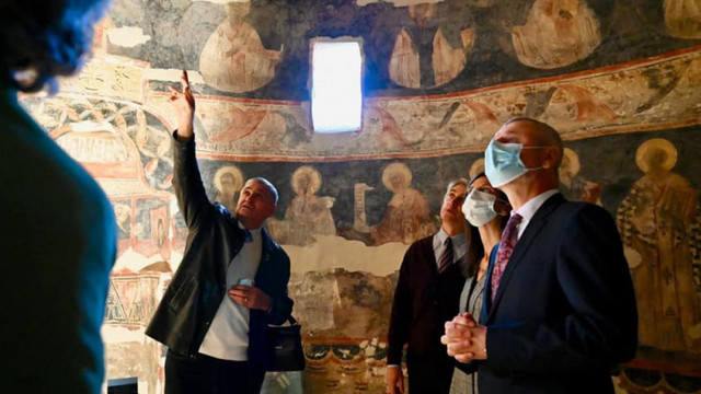 La Biserica Adormirea Maicii Domnului din Căușeni va fi restaurată pictura murală în naos
