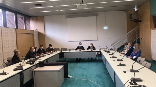 Delegația parlamentară a Republicii Moldova s-a întâlnit, la Strasbourg, cu Pierre-Alain Fridez și Inese Lībiņa-Egnere, coraportorii APCE