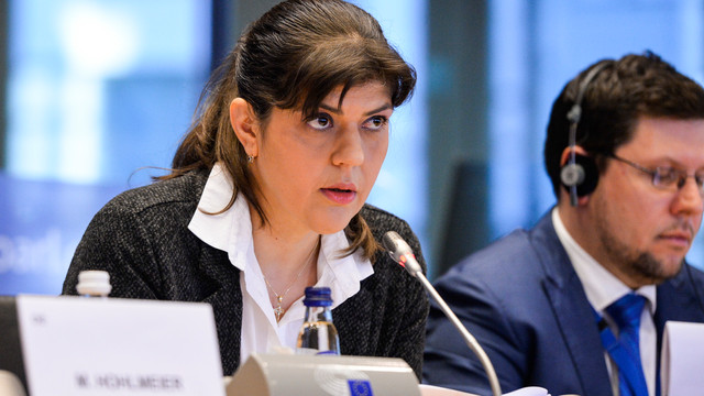 Laura Codruța Koveși va prezenta în Comisia pentru control bugetar din PE obstacolele întâmpinate de Parchetul European