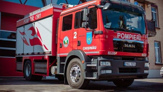 Un post de pompieri pentru supravegherea antiincendiară va fi amplasat în preajma Centrului COVID de la Moldexpo