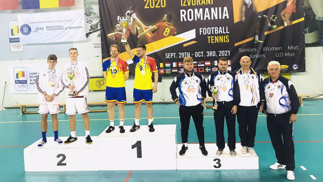 Moldova a cucerit patru medalii la Mondialul de fotbal-tenis
