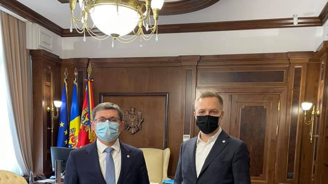 Secretarul de stat al Departamentului pentru Relația cu Republica Moldova, Adrian Dupu, a avut o întrevedere cu președintele Parlamentului, Igor Grosu
