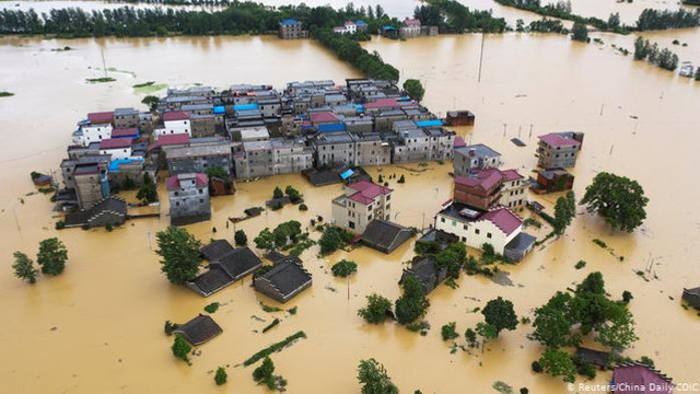 Mai mult de 120.000 de persoane și-au părăsit locuințele din provincia chineză Shianxi, din cauza inundațiilor
