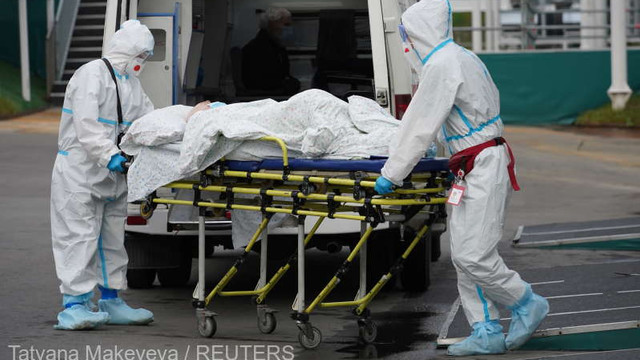 Rusia a înregistrat un nou record zilnic de infectări cu COVID-19 și de decese