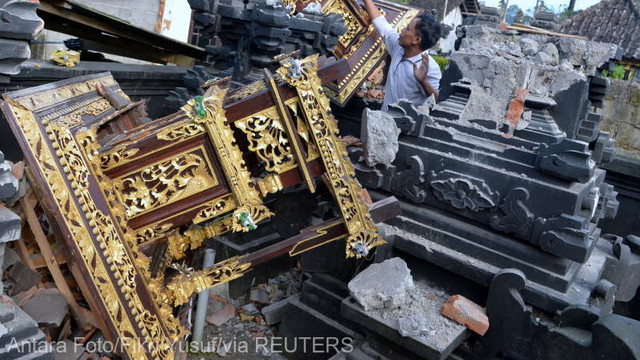 Un seism în insula Bali a provocat moartea a 3 persoane și 7 răniți