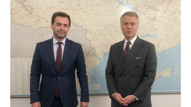 Vicepremierul Nicu Popescu s-a întâlnit cu președintele Consiliului de administrație al companiei „Naftogaz