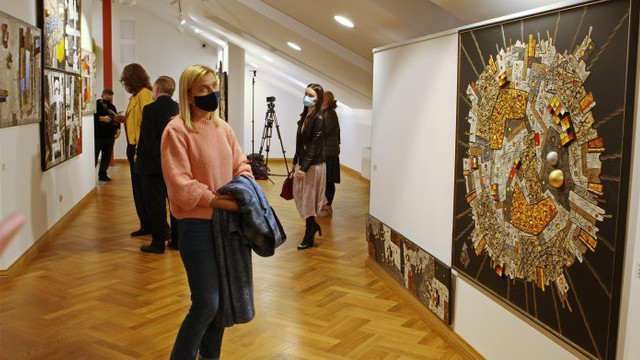 Artistul plastic Victor Cuzmenco și-a expus lucrările la Muzeul Național de Artă al Moldovei
