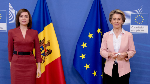 Ursula von der Leyen a avut o convorbire telefonică cu președinta Maia Sandu: UE va ajuta R.Moldova să facă față problemei aprovizionării cu gaze