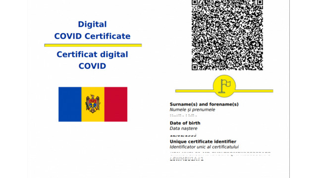 Certificatul de imunizare COVID eliberat de Republica Moldova va fi recunoscut la nivel internațional