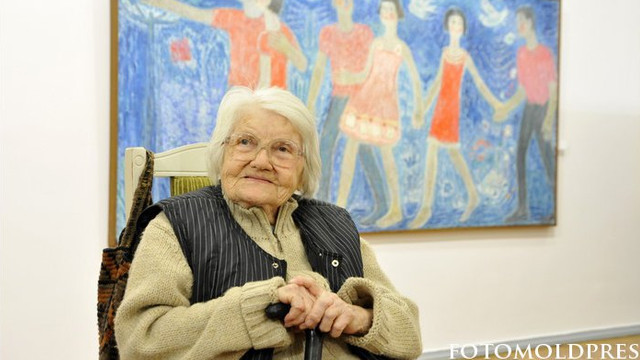 O expoziție a pictoriței Valentina Rusu-Ciobanu a fost deschisă la Chișinău
