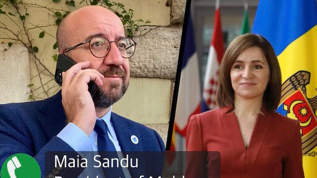De la summitul G20, liderii UE au discutat la telefon cu Maia Sandu despre situația energetică din R. Moldova