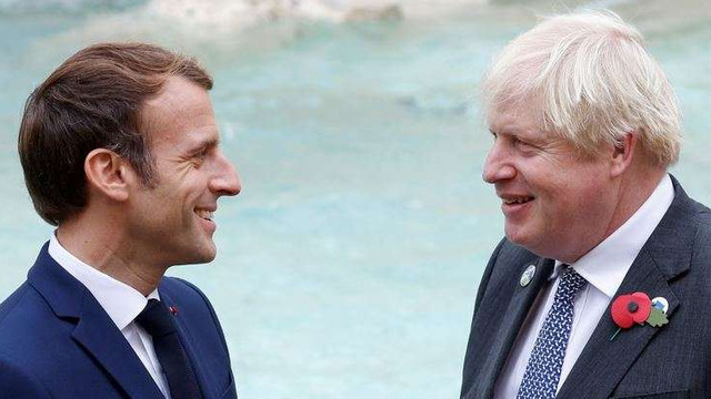 Emmanuel Macron și Boris Johnson au convenit, într-o întâlnire în marja summitului G20, să găsească soluții la conflictul legat de drepturile la pescuit
