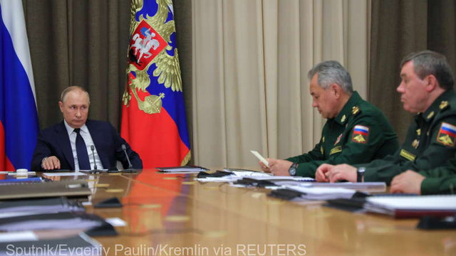 Putin cere armatei să construiască facilități medicale pentru a face față creșterii rapide a numărului cazurilor de COVID-19