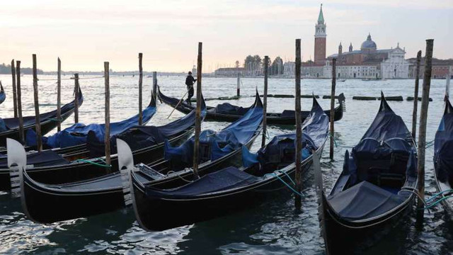 Furtunile și vânturile puternice au determinat Veneția să își activeze sistemul de protecție împotriva inundațiilor