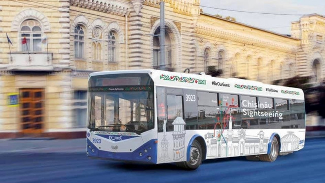 Chișinău |  Programul de circulație a troleibuzului turistic va fi modificat