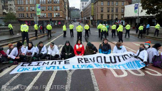 Manifestații ample pentru justiție climatică la Glasgow și în lume 
