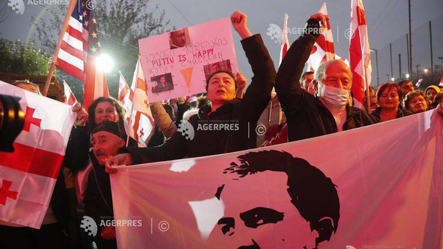 Georgia | Mii de manifestanți în sprijinul fostului președinte Mihail Saakașvili aflat în greva foamei