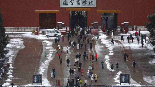 China | Val de frig și primul cod portocaliu de furtună de zăpadă din noul sezon rece