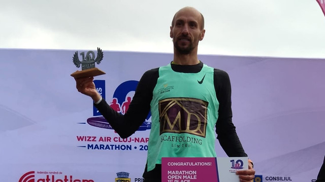 Vitalie Gheorghița s-a impus la Maratonul de la Cluj-Napoca
