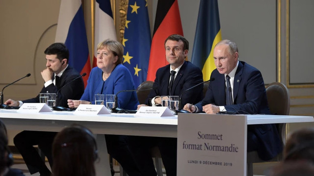 Franța afirmă că Rusia a refuzat organizarea unei întâlniri în format Normandia pe tema Ucrainei