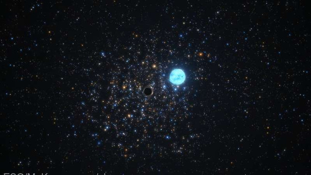 Prima detectare directă a unei găuri negre într-un roi stelar tânăr, realizată de astronomi britanici