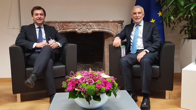 Ministrul de Externe, Nicu Popescu, a avut o întrevedere cu reprezentantul Serviciului European pentru Acțiune Externă, Stefano Sannio
