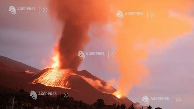 Erupția vulcanului Cumbre Vieja de pe insula La Palma a produs pagube estimate la peste 842 de milioane de euro