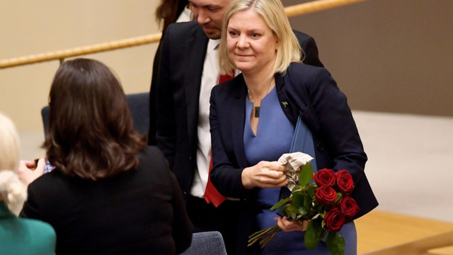 Premieră istorică în Suedia. Parlamentul țării a confirmat-o în funcție pe prima femeie prim-ministru