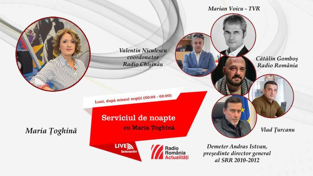 Povestea lansării Radio Chișinău, la „Serviciul de noapte” de la Radio România Actualități 
