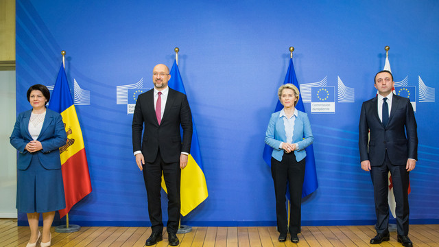 R. Moldova, Ucraina și Georgia pledează pentru avansarea parcursului european către Summitul PaE
