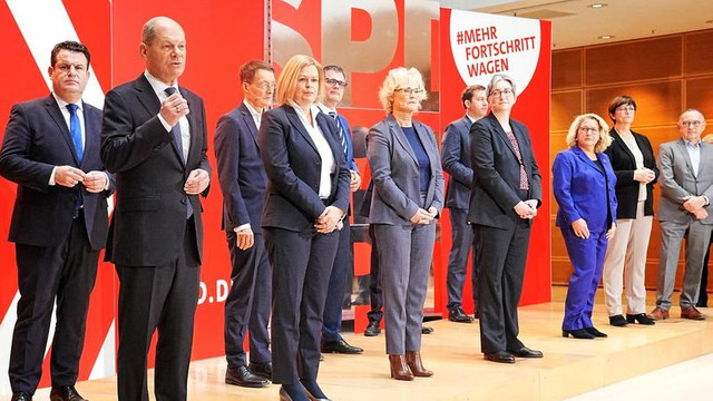 Germania | Noul guvern condus de social-democratul Olaf Scholz va avea în premieră un număr egal de femei și bărbați
