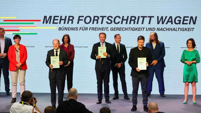 Partidul Social-Democrat, Verzii și Liber-Democrații  din Germania au semnat acordul de coaliție