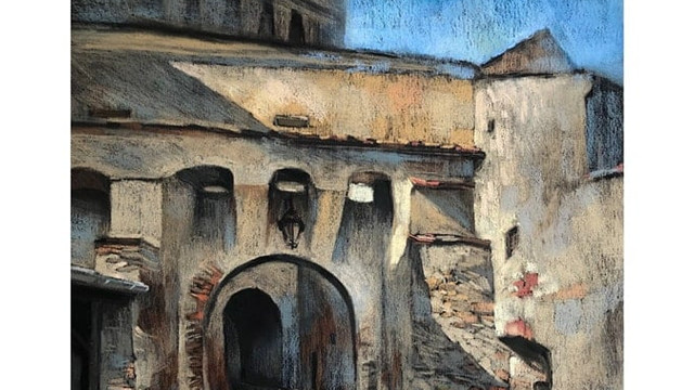 O pictoriță din Chișinău și-a expus lucrările la București
