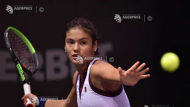 Tenis | Emma Răducanu, testată pozitiv pentru Covid-19, nu va participa la turneul demonstrativ de la Abu Dhabi