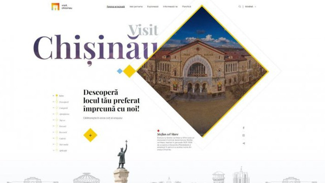 Primăria capitalei a lansat o pagină internet dedicată Chișinăului turistic