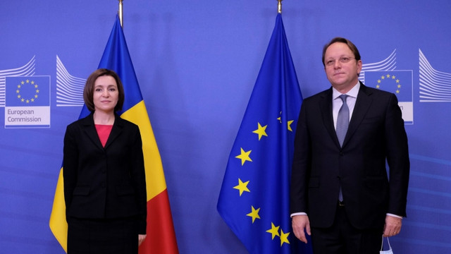 Prioritățile R.Moldova pentru anul 2022 în relația cu UE, discutate de președinta Maia Sandu cu Comisarul european Oliver Varhelyi
