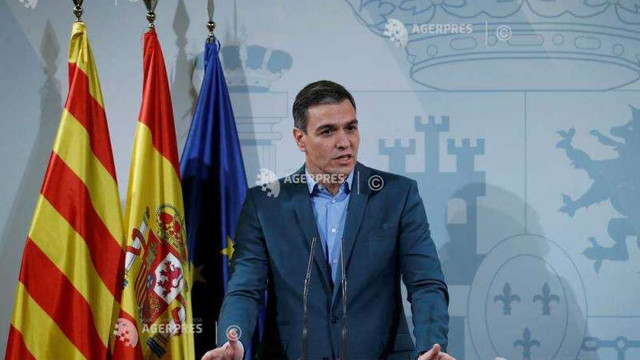 Spania se află în pragul valului ''al șaselea'' al pandemiei, provocat de varianta Omicron, avertizează premierul Sanchez