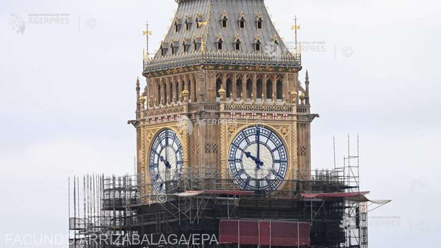 Big Ben va răsuna din nou de Anul Nou la Londra, înainte de finalizarea restaurării sale