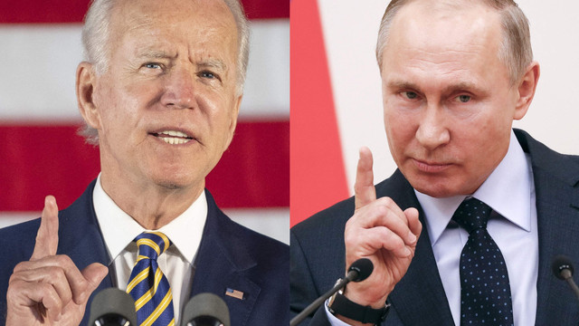 Joe Biden l-a avertizat pe Vladimir Putin cu un răspuns ferm la orice invazie rusă a Ucrainei